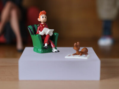 Spirou dans le fauteuil et Spip