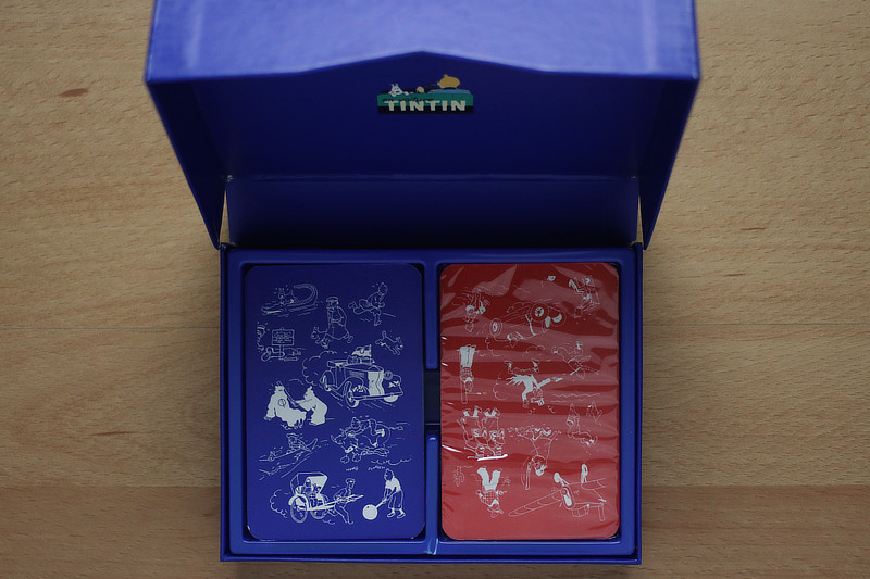 Jeu de cartes En voiture TINTIN